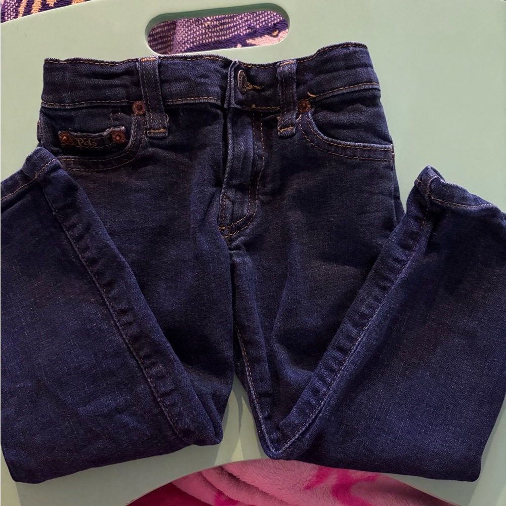 Polo by Ralph Lauren Straight Leg Jeans Size 2T Dark Wash Denim
